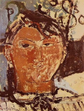 アメデオ・モディリアーニ Painting - ピカソの肖像画 1915年 アメデオ・モディリアーニ